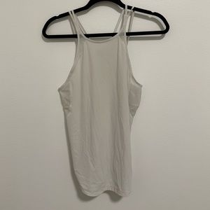 White Lululemon Running Tank Top